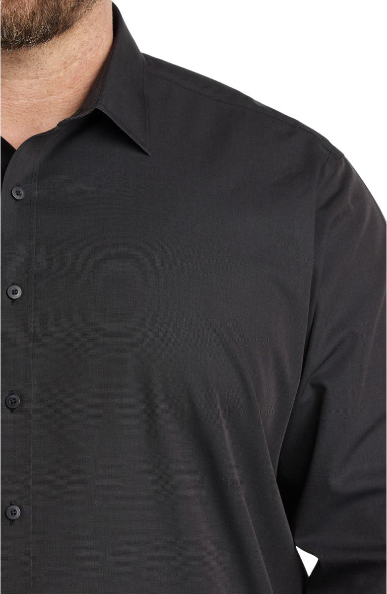 Untuckit Fit by Dxl Big & Tall Blackstone Sport Shirt, Alternate, color, Black