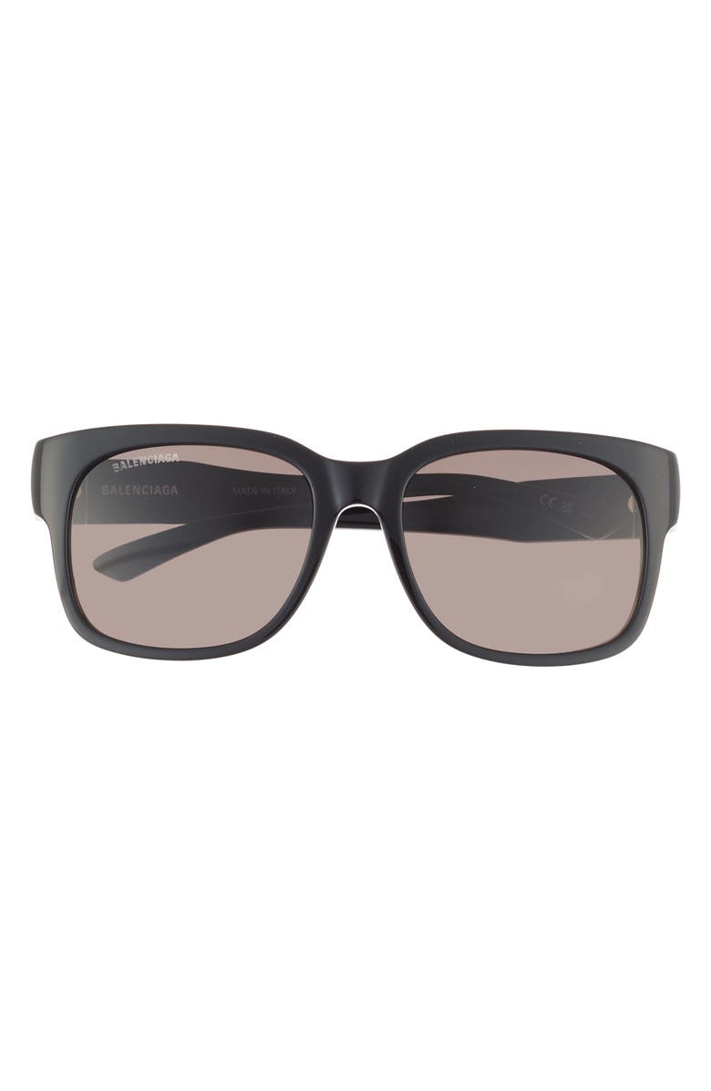 Balenciaga 56mm Square Sunglasses, Main, color, 