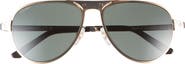 Cartier 58mm Navigator Sunglasses