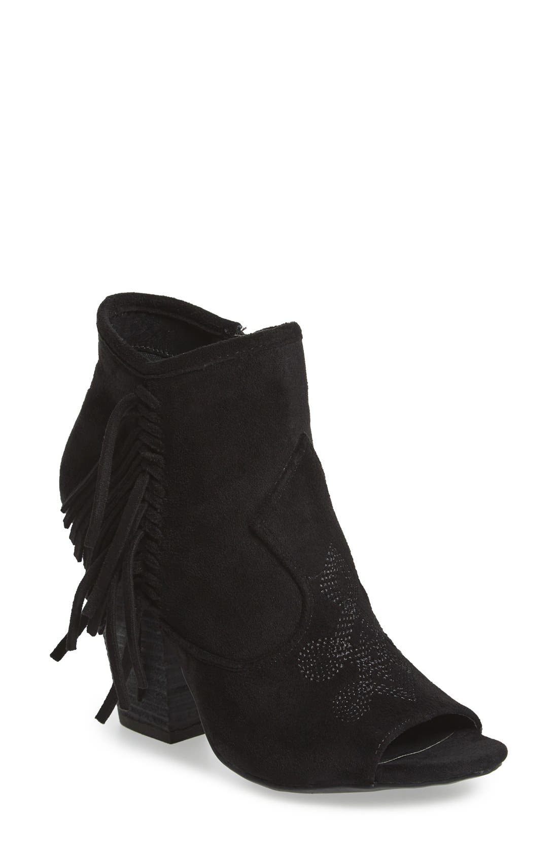 Coconuts by Matisse Matisse 'Arlo' Fringe Bootie, Main, color, 