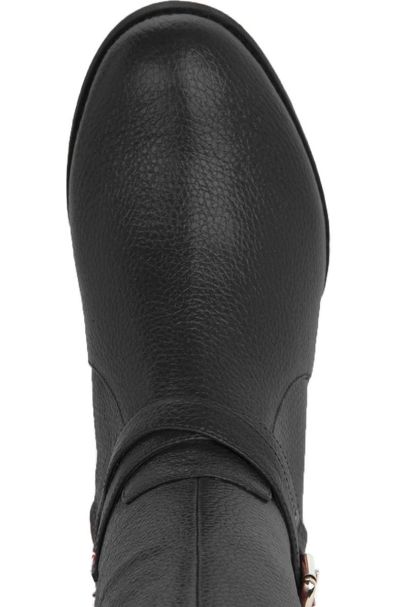 Comfortview The Janis Tall Regular Calf Leather Boot, Alternate, color, Black