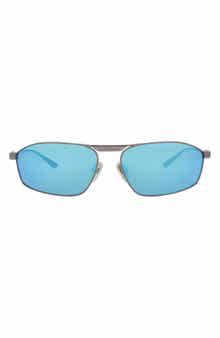 63mm Rectangle Sunglasses