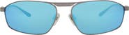 Balenciaga 63mm Rectangle Sunglasses