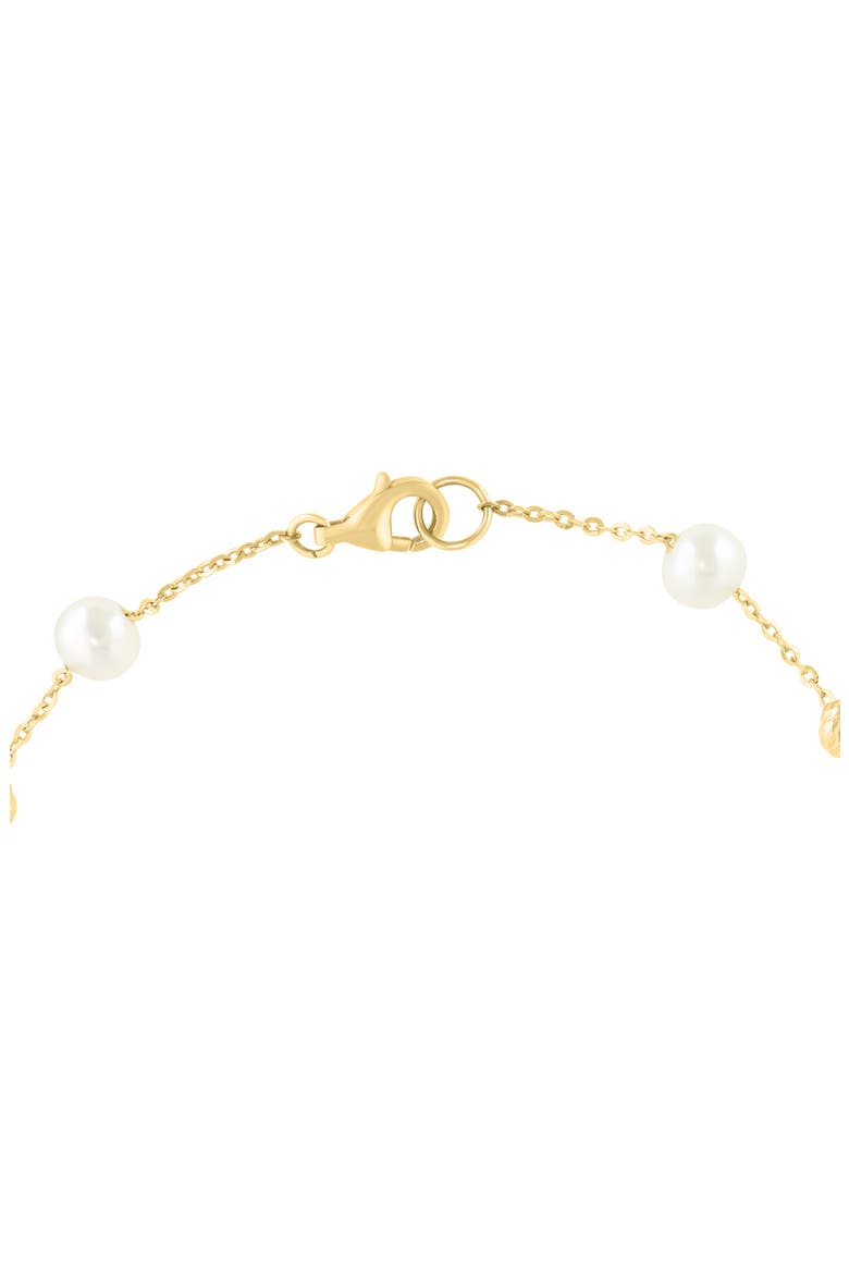 Freshwater Pearl Chain Bracelet, Alternate, color, WHITE