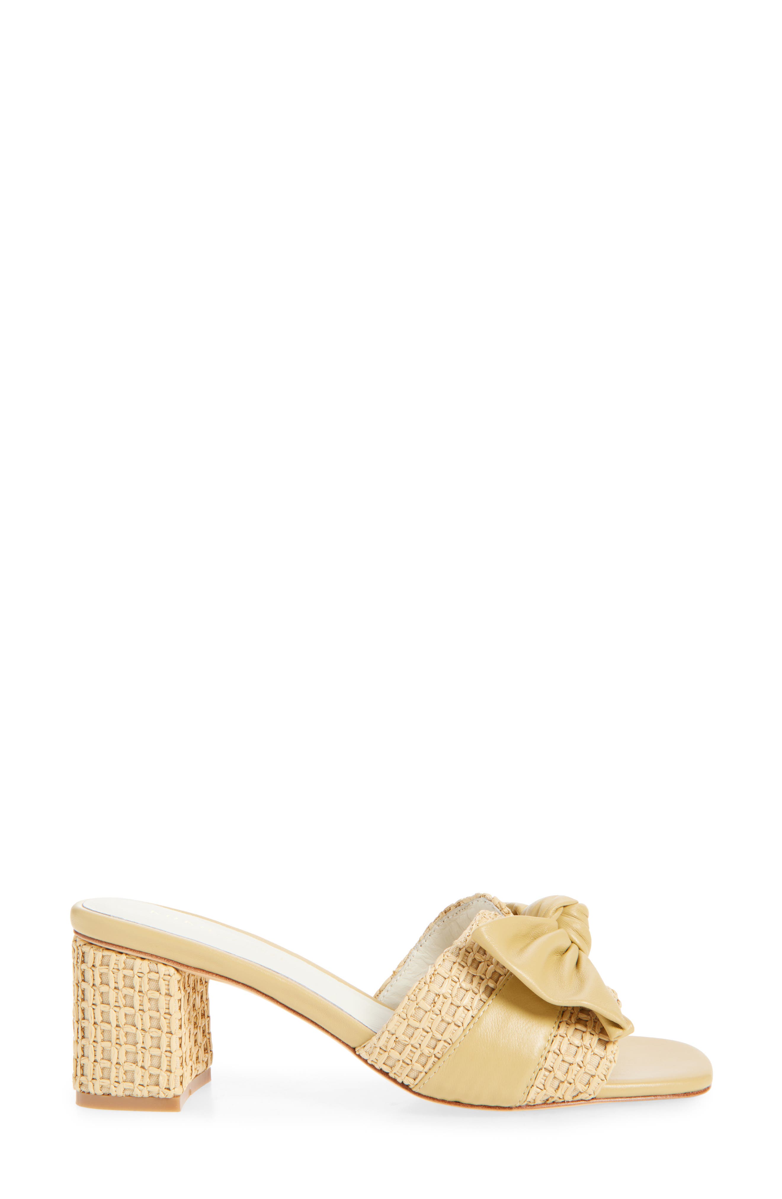 KOKO + PALENKI Sidrah Slide Sandal, Alternate, color, Natural Raffia
