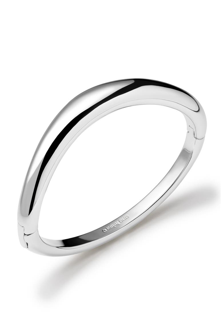 Talia Bangle Bracelet, Main, color, SILVER