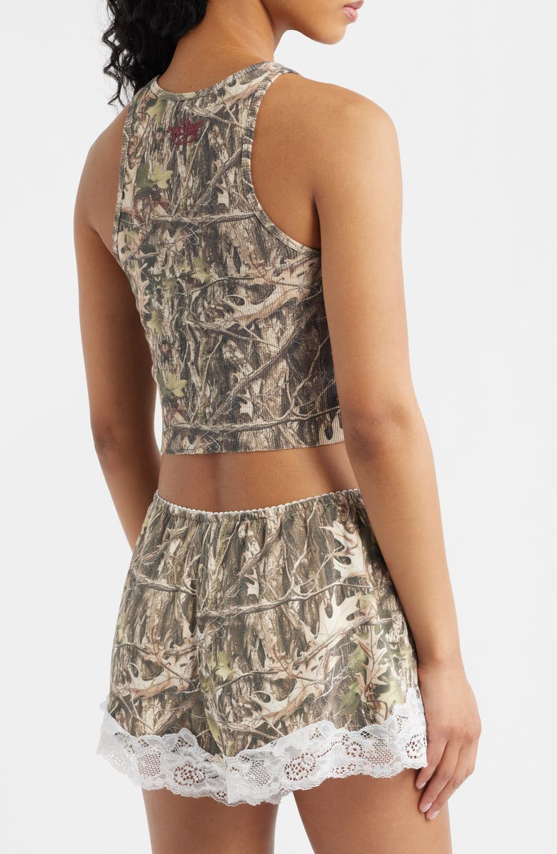 BOYS LIE Starlight Graphic Crop Camo Tank, Alternate, color, Multi