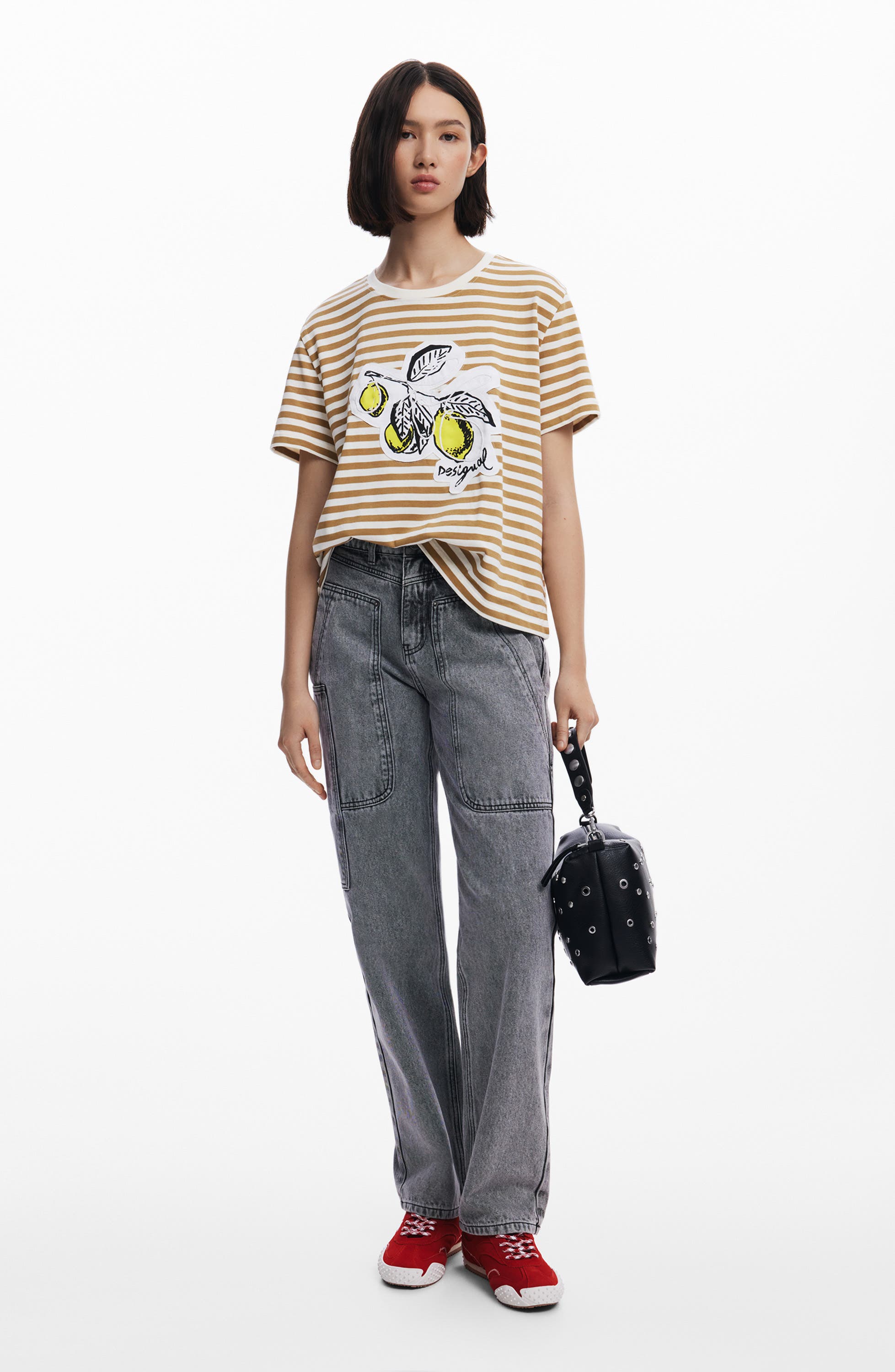 Desigual Faux Leather Shoulder Bag, Alternate, color, 