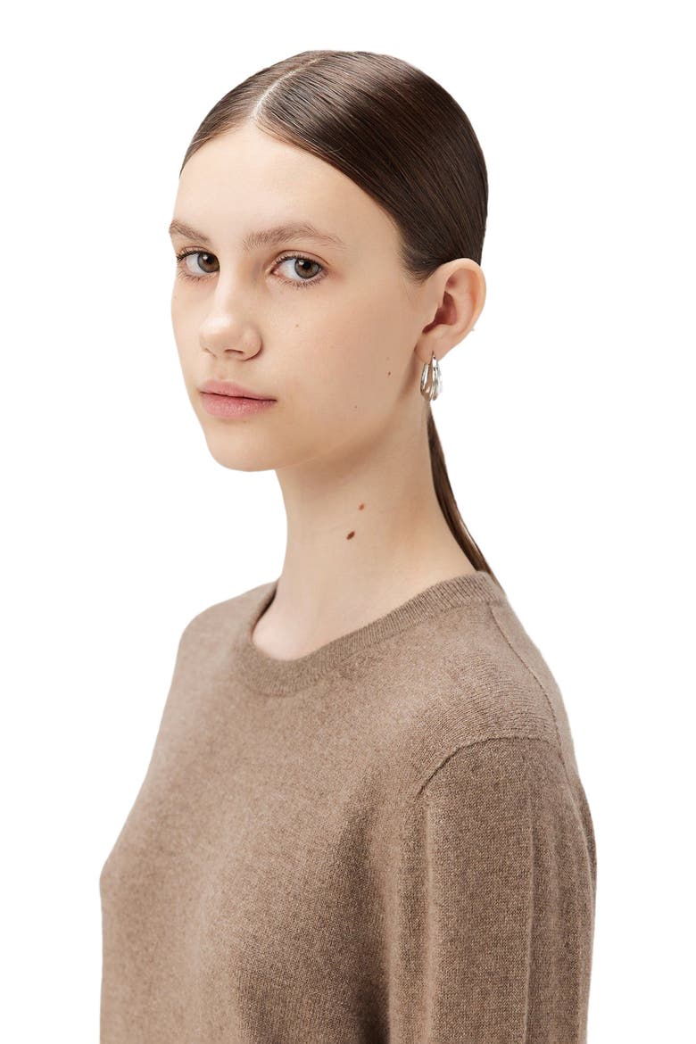 Essential Cashmere Crewneck Sweater, Alternate, color, taupe