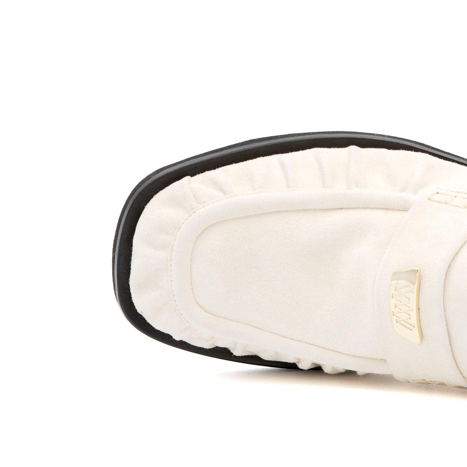 Valentina Rangoni Cortina Block Heel Loafer, Alternate, color, White