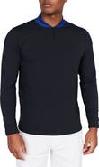 Redvanly Briar Contrast Collar Quarter Zip Pullover