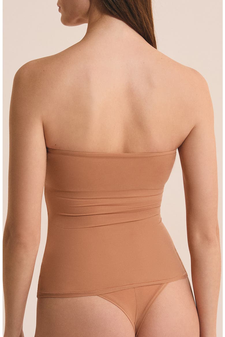 Pure Soft Strapless Bustier Top, Alternate, color, BLUSH