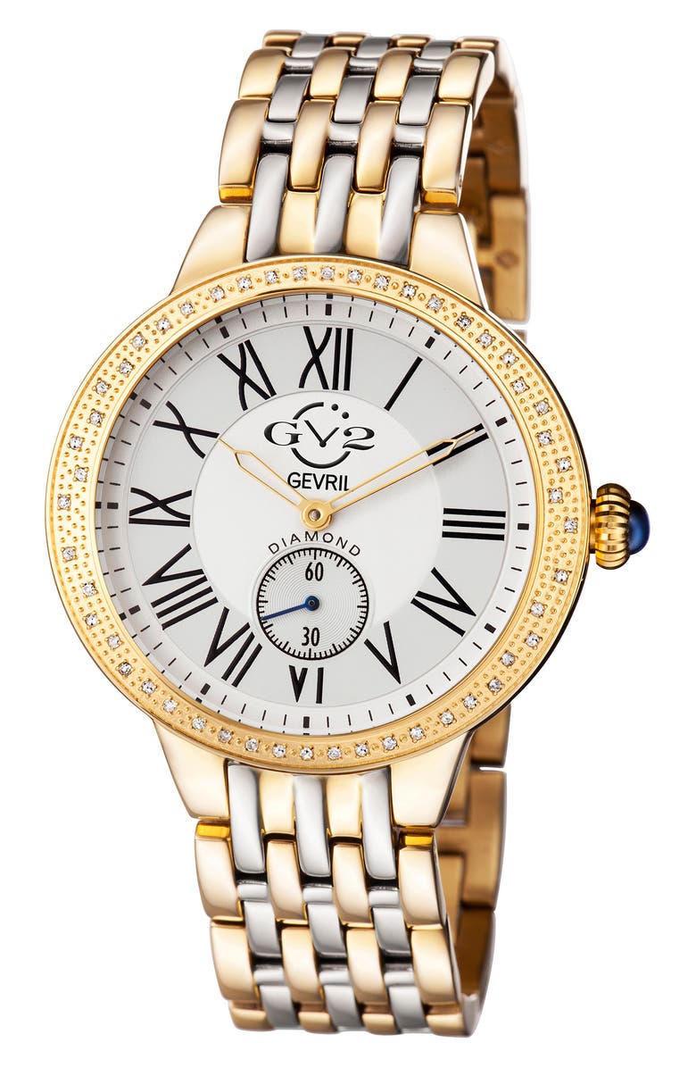GV2 Astor Diamond Quartz Watch, 40mm - 0.24 ctw | Nordstromrack display picture 3