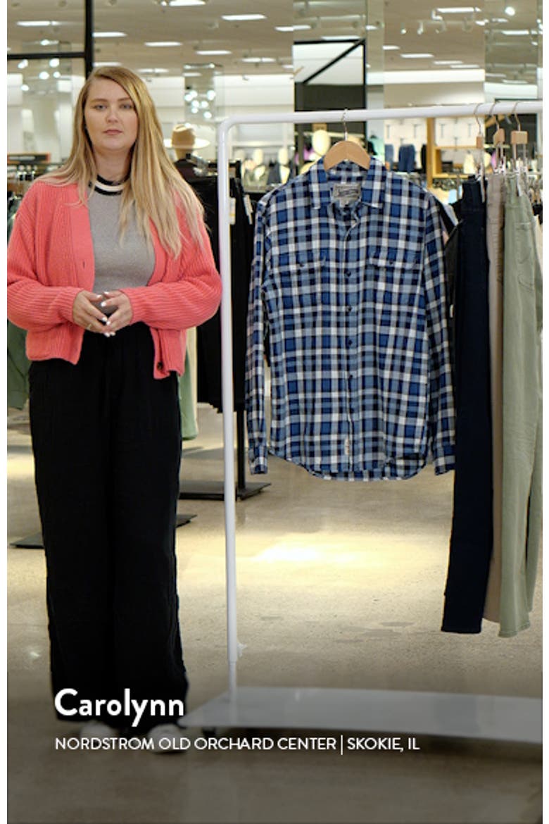 Plaid Slub Cotton Button-Up Shirt video