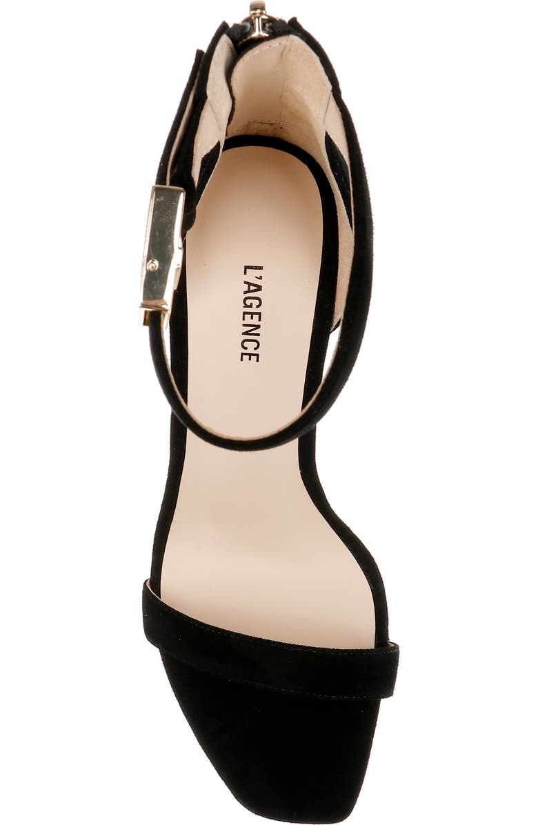 L'AGENCE Thea Ankle Strap Sandal, Alternate, color,