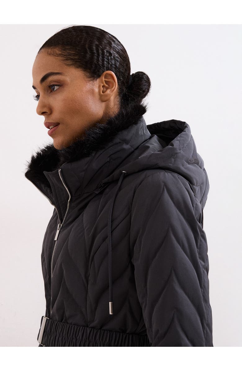 Phase Eight Hollie Midi Puffer, Alternate, color, Charcoal