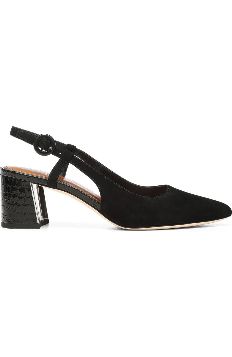 Donald Pliner Song Slingback Pointed Toe Pump, Alternate, color, Black