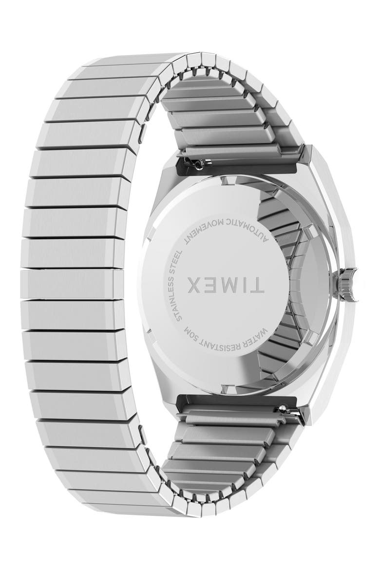 Automatic 1983 E-Line Reissue Bracelet Watch, 34mm, Alternate, color, STAINLESS STEEL