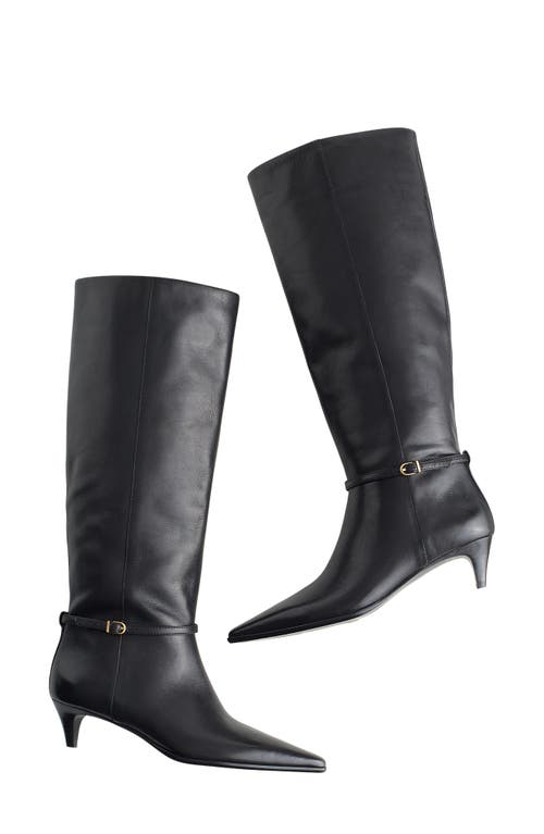 Madewell The Emilie Knee High Boot In Black