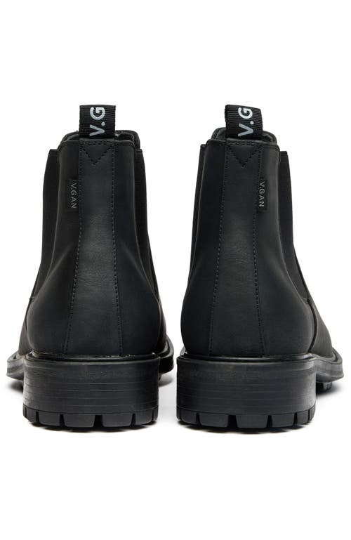 V.gan London Vegan Gem Chelsea Boots In Black