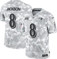 Nike Men's Nike Lamar Jackson Arctic Camo Baltimore Ravens 2024 Salute to Service Limited Jersey