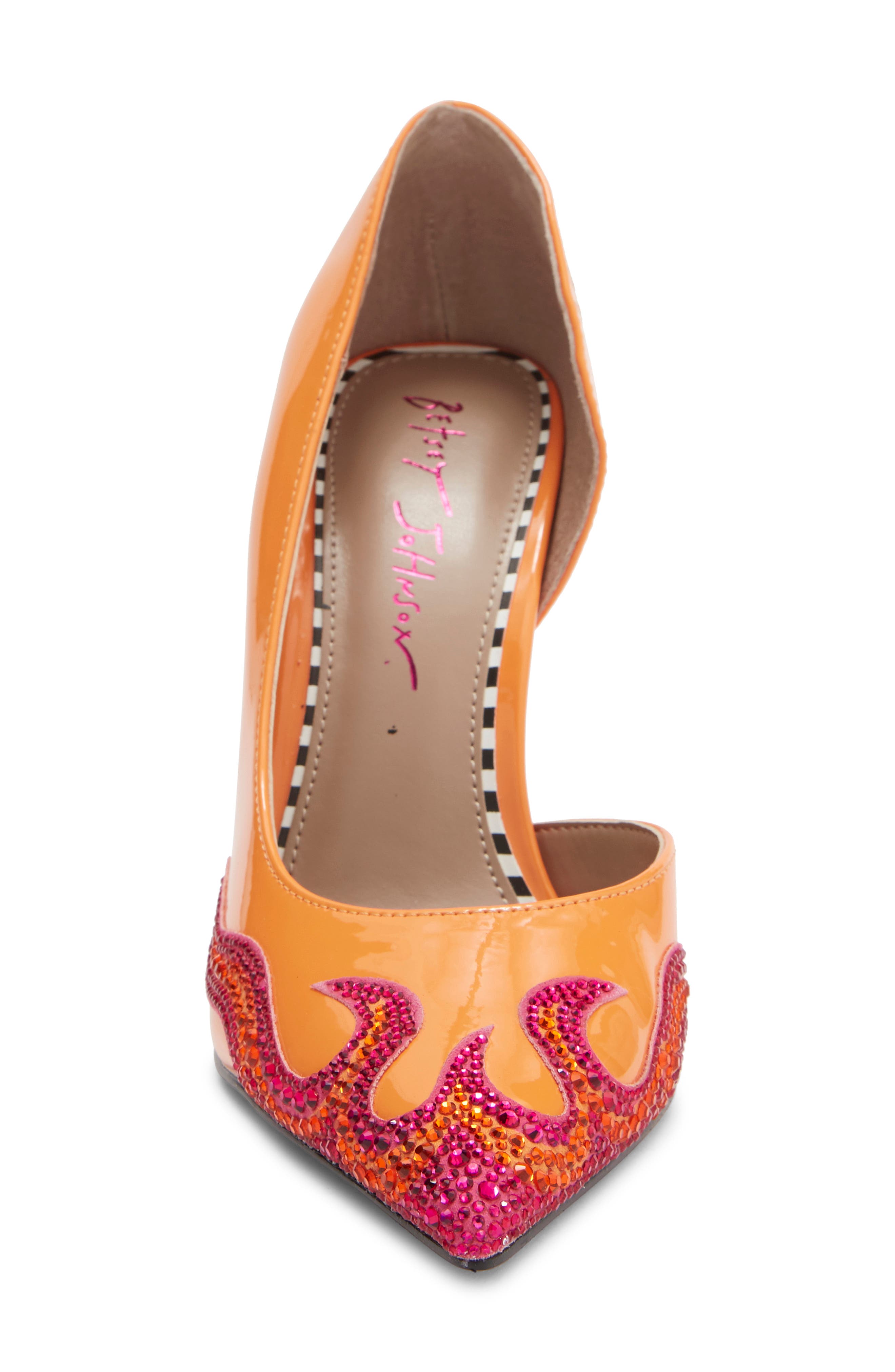Phoenix d'Orsay Pump, Alternate, color, ORANGE MULTI