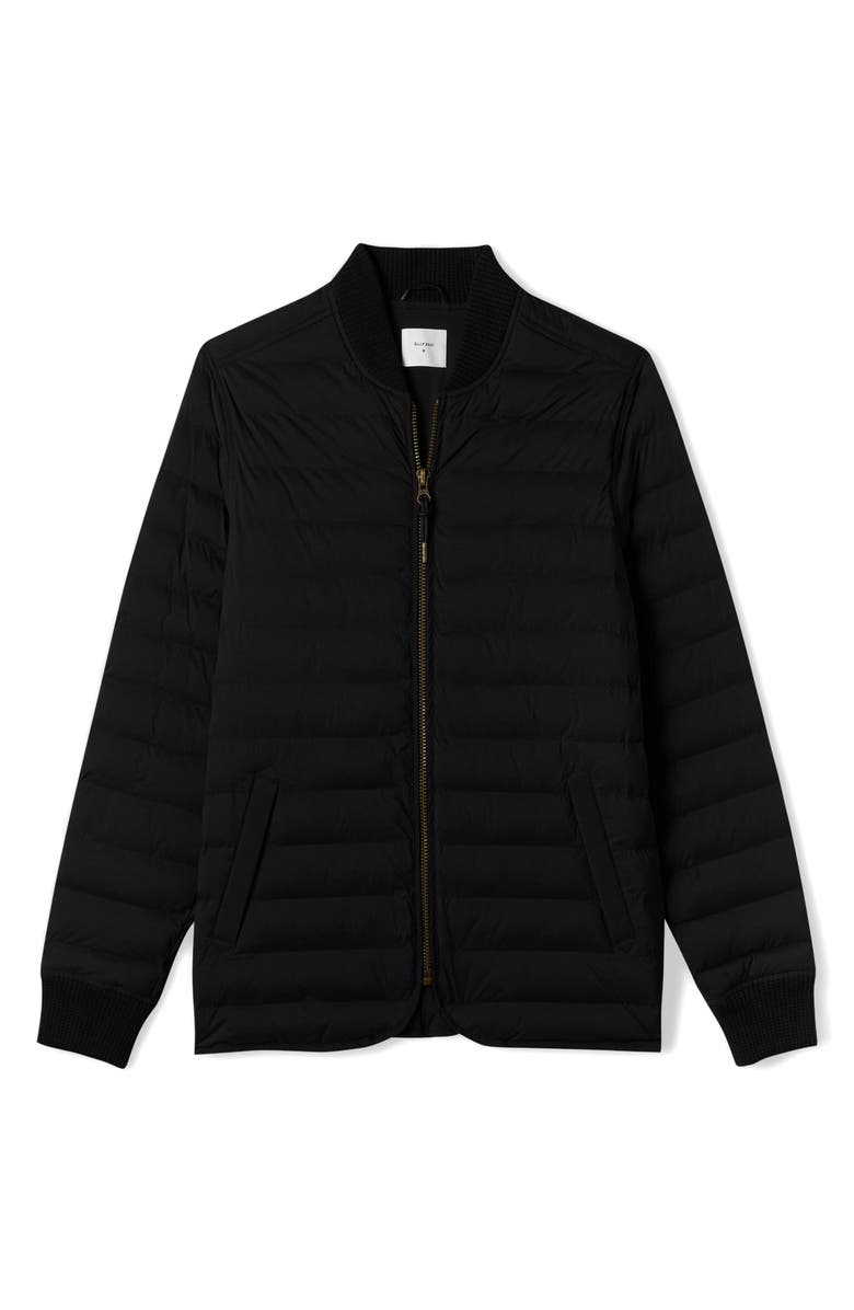 Billy Reid Baffle Water Resistant Bomber Jacket, Alternate, color,