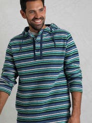 Weird Fish Payson Striped Macaroni Hoodie