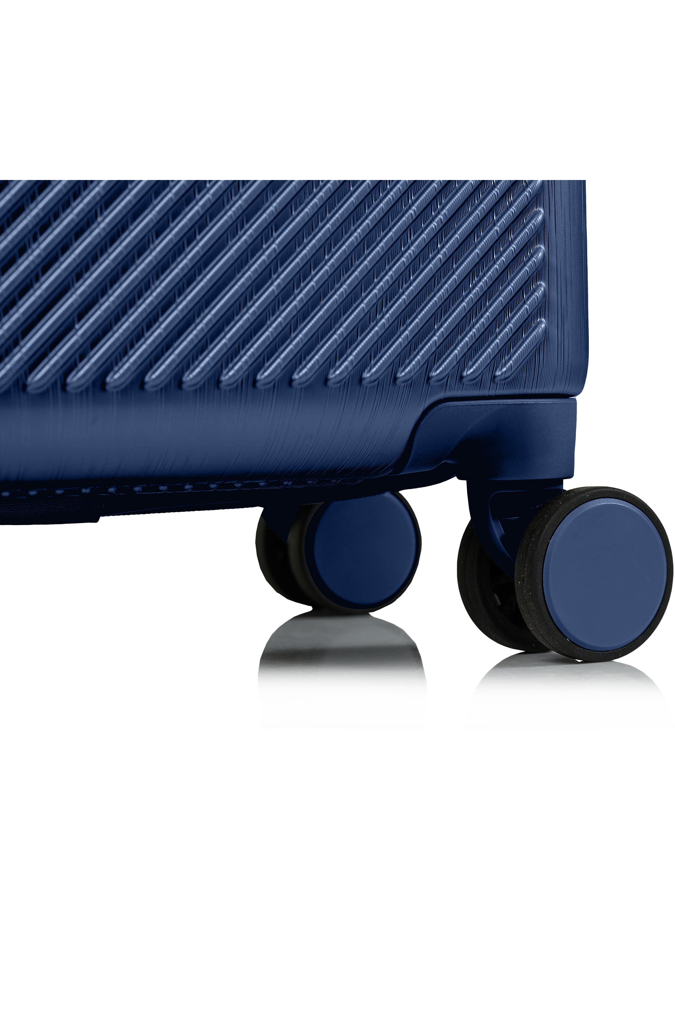 CHAMPS Iconic II Carry-On Hardside Suitcase, Alternate, color, Navy