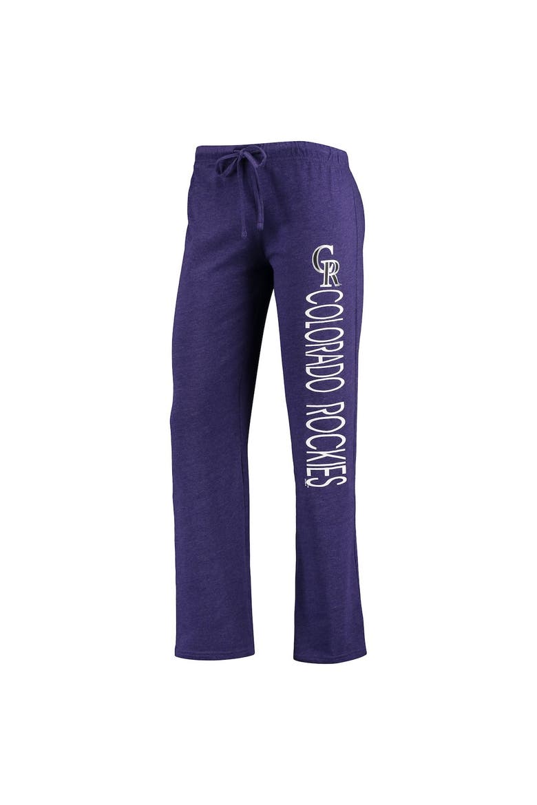 Women's Concepts Sport Purple/Black Colorado Rockies Meter Muscle Tank Top & Pants Sleep Set, Alternate, color, Purple