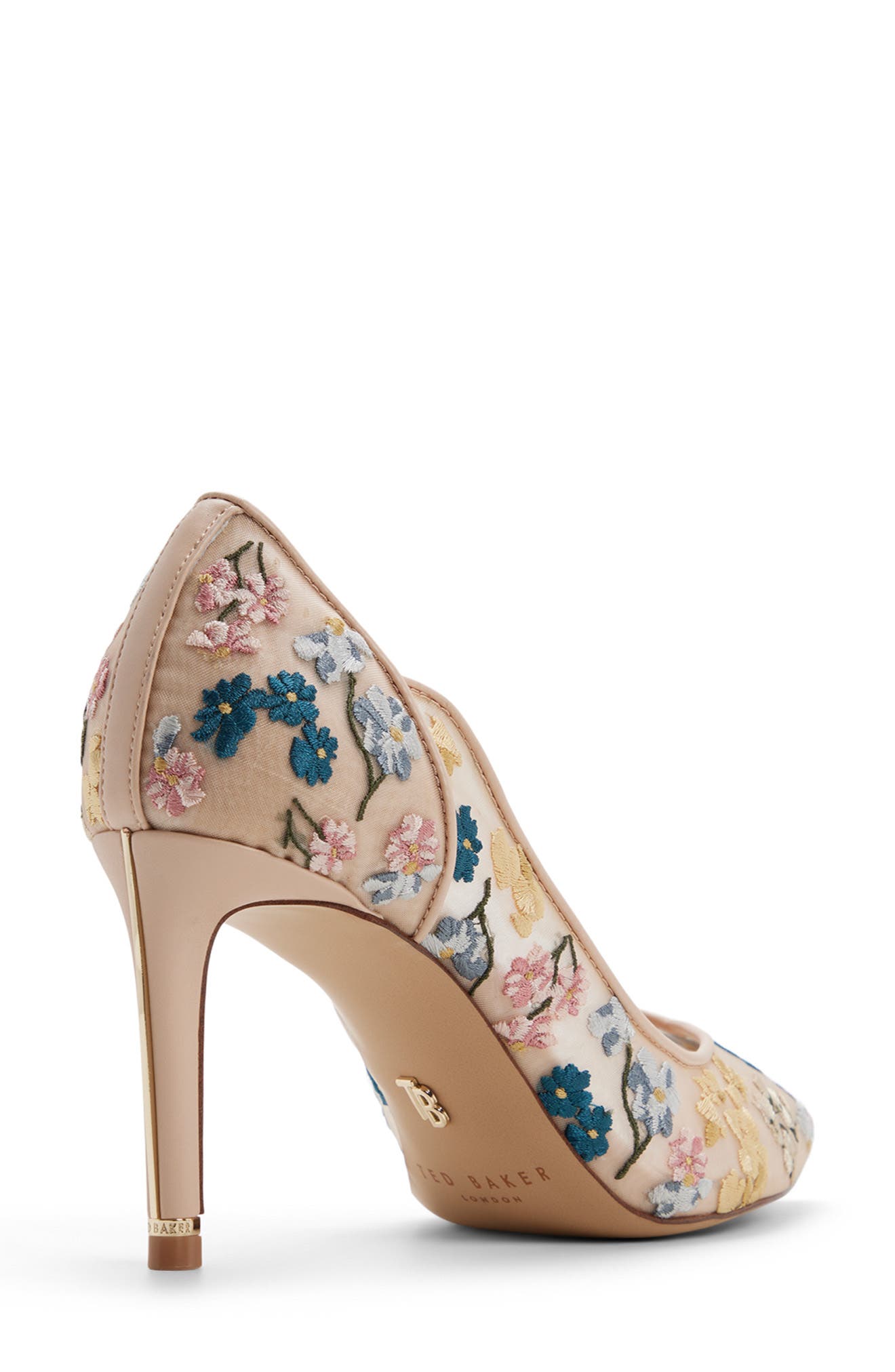 Ted Baker London Cassy Floral Embroidered Pump, Alternate, color, Floral