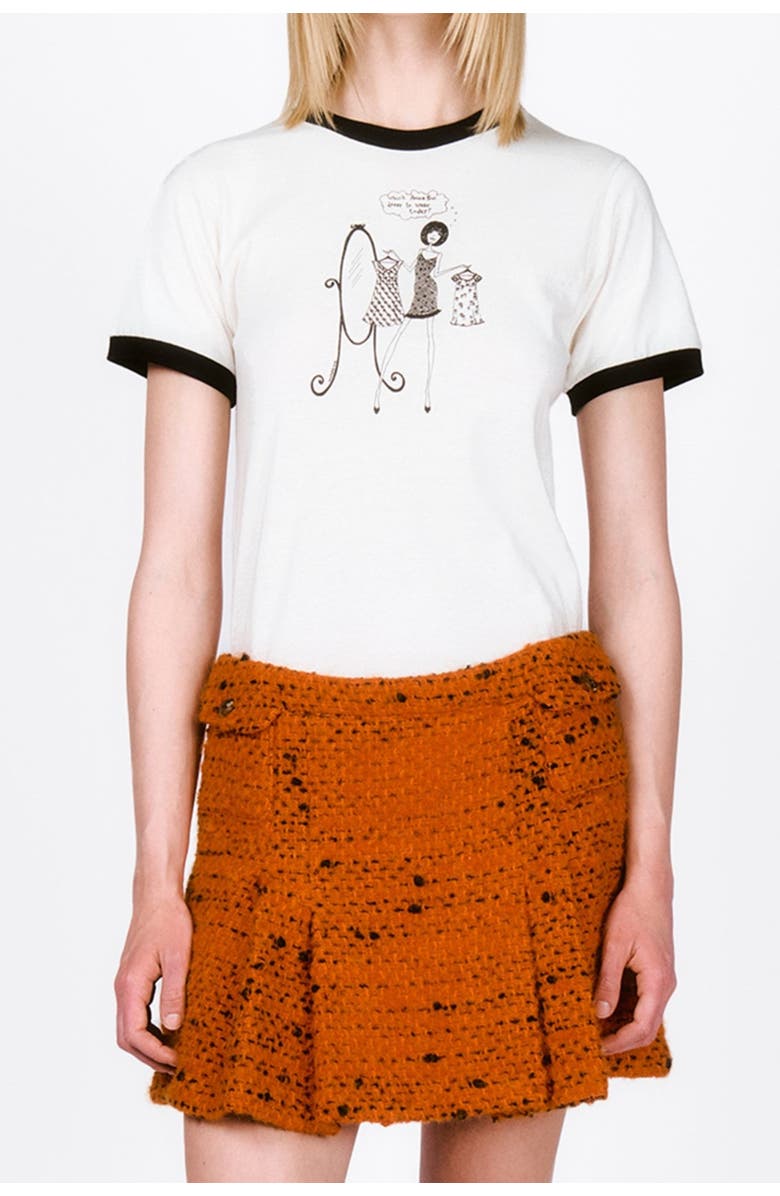 Anna Sui Shopping Girl T-shirt, Main, color,