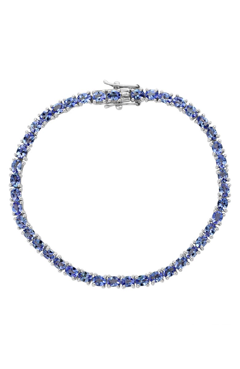 EFFY Sterling Silver Tanzanite Tennis Bracelet, Main, color, Purple