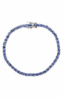 EFFY Sterling Silver Tanzanite Tennis Bracelet