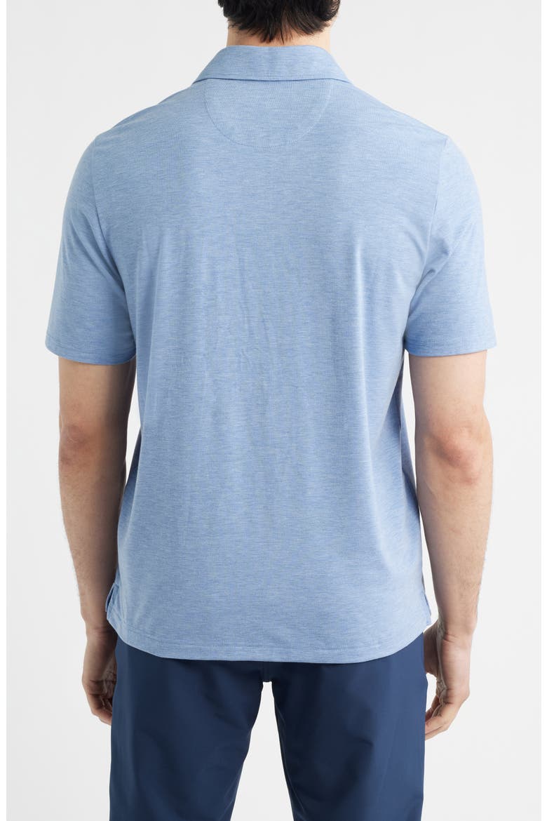 XC Apex Performance Polo, Alternate, color, BLUE HEATHER