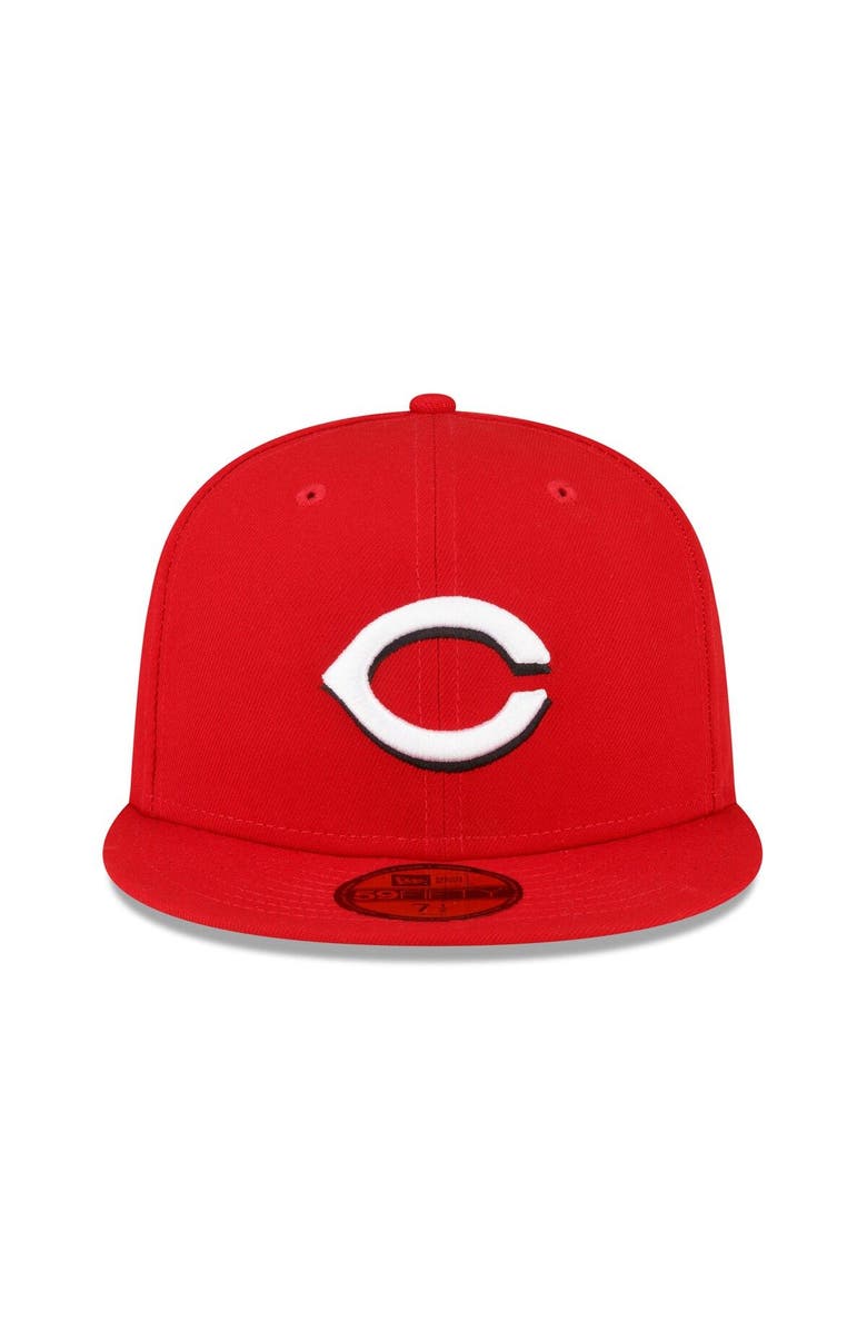 New Era Men's New Era Red Cincinnati Reds Authentic Collection Replica 59FIFTY Fitted Hat, Alternate, color, 