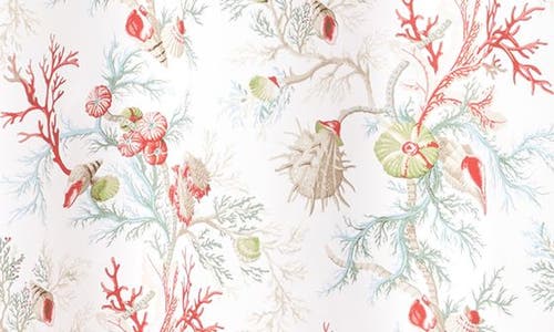 Matouk Del Tesoro Shower Curtain In Coral