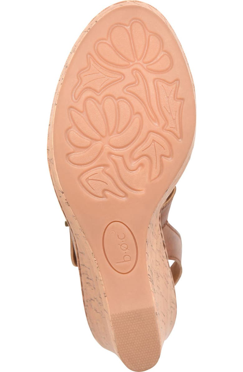 B O C BY BØRN Schirra Cork Wedge Sandal, Alternate, color, Tan