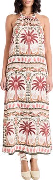 The Good Journey Halter Maxi Dress