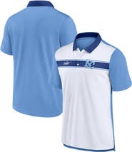 Nike Men's Nike  White/Light Blue Kansas City Royals Rewind Stripe Polo