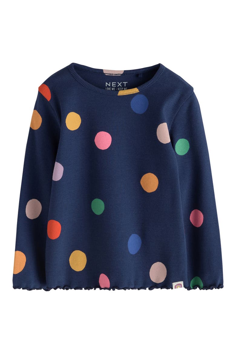 Kids' Rib Assorted 5-Pack Long Sleeve Top, Alternate, color, MULTI