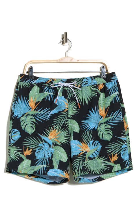 Stretch Waist 6.5-Inch Swim Trunks