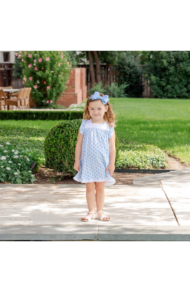 Lila and Hayes Caroline Girls' Dress, Alternate, color, Maine Lobsters