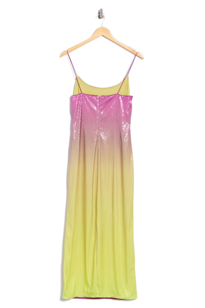 Alessa Ombre Sequin Slipdress, Alternate, color, NEW DAWN OMBRE