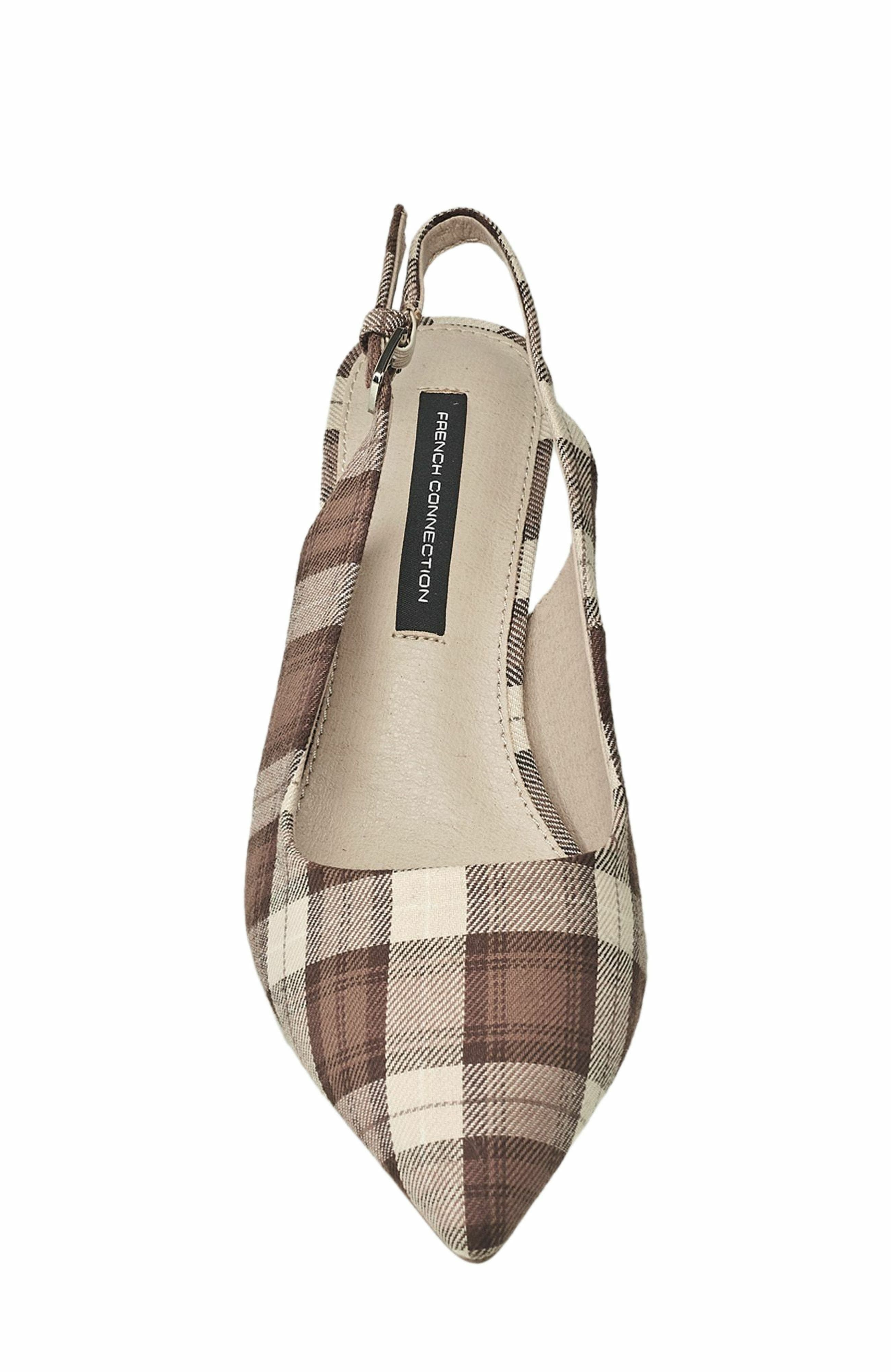 French Connection Plaid Quinn Kitten Heel, Alternate, color, 