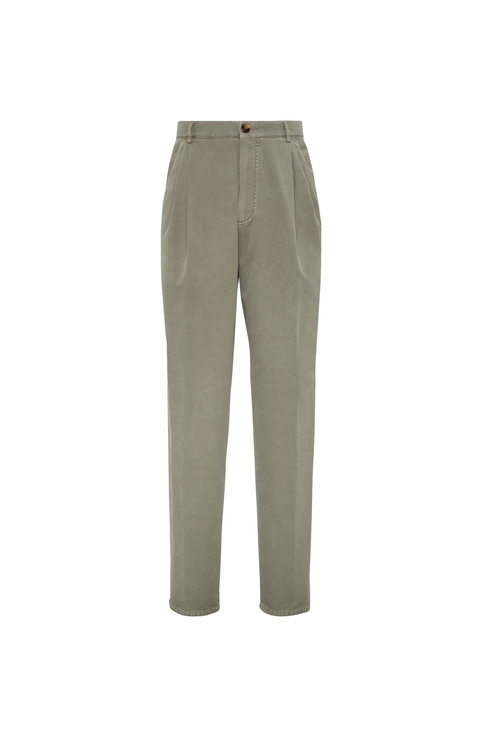 Double pleated trousers