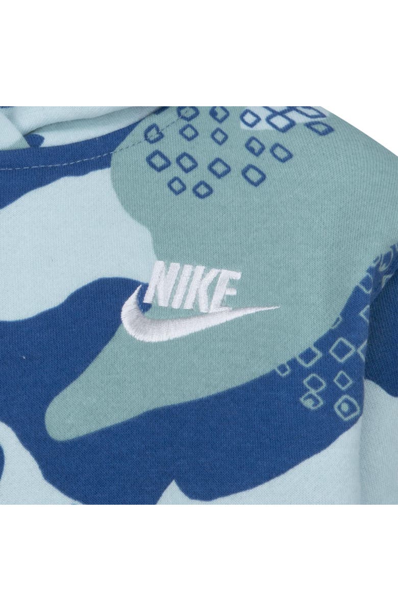 Nike Kids' Club Camo Fleece Hoodie, Alternate, color, 