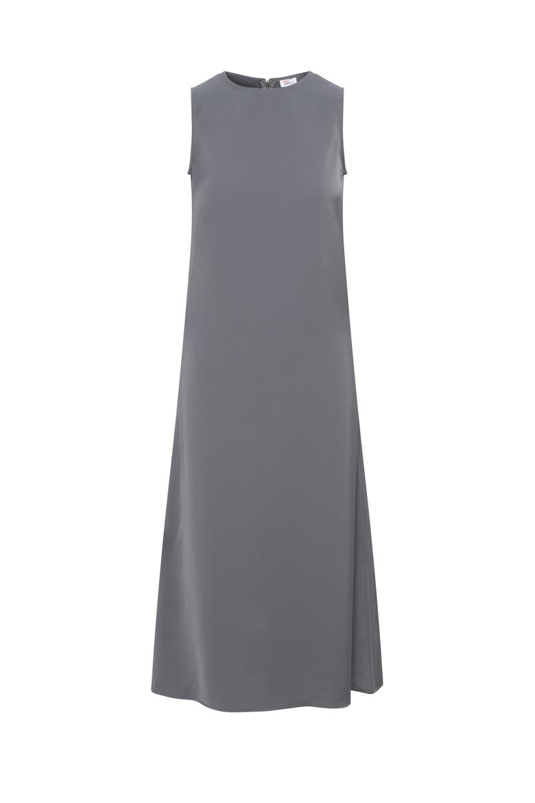 Woven Center Back Invisible Zipper Jumper, Main, color, Grey