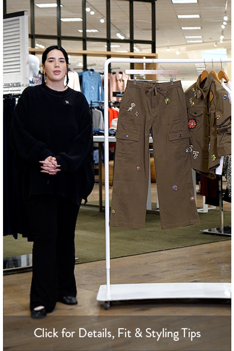 Michelle Retro Love Embellished Cargo Pants video