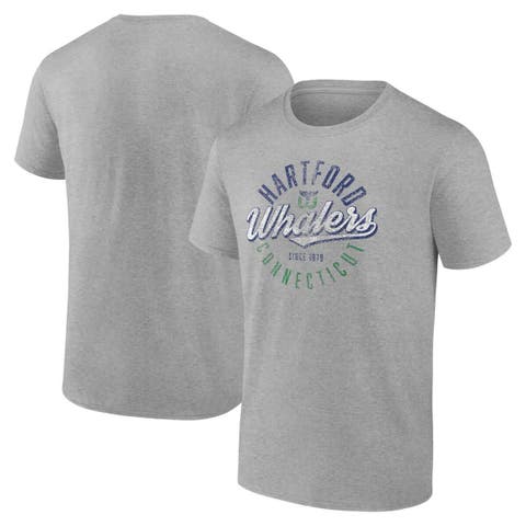 Men's Fanatics Gray Hartford Whalers Emblem T-Shirt